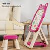 Kids' Double-Sided Drawing & Writing Easel with Crayons
