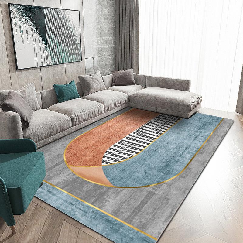 Simple Ins Living Room Light Luxury Large Area Carpet Living Room Decoration Home BB Rug Bedroom Blanket Square Soft Bath Mat