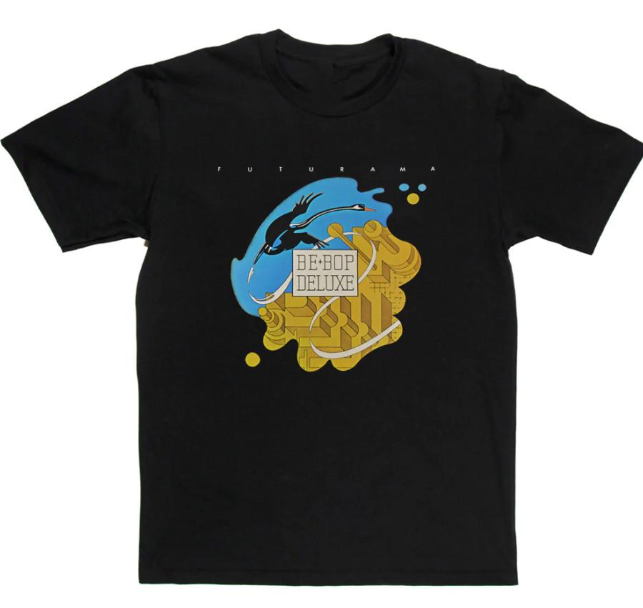 Vtg Be Bop Deluxe Futurama Album Cotton Men Women Black Shirt KN155 Unisex T-Shirt XL
