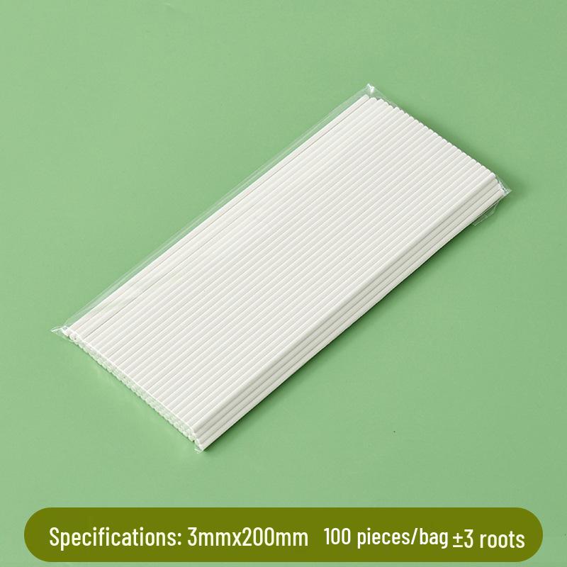 Bâtonnets pour sucettes et gâteaux en papier solide de qualité alimentaire - Lot de 100 pour la pâtisserie DIY et la fabrication de bonbons