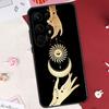 SUN AND MOON Mystic Zodiac Case For Samsung Galaxy S21 S22 S23 S24 S25 S26 Ultra S10 S25 Plus S25 FE S20 FE Cover Shell