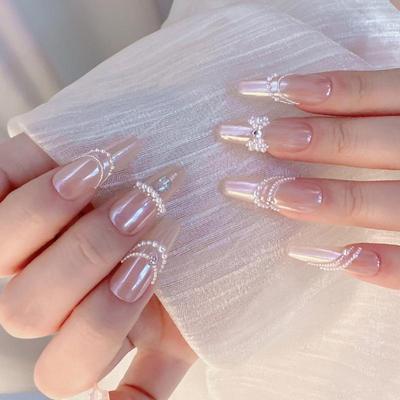 300-5000Pcs/Bag Pearls Pure White Nail Beads  Round 1-6Mm Mixed Size High Brightness Pearls For Diy Manicure Decor