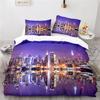 Statue of Liberty American City 3D Bedding Set Scenery Duvet Cover Set with Pillowcase Home Textile Twin Full Queen King Size