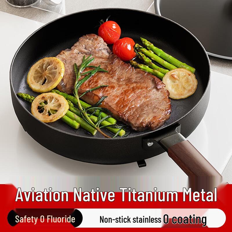 Deming Non-Coated Wrought Iron Frying Pan