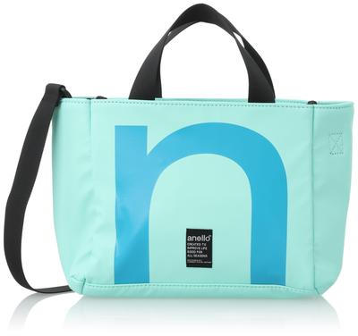 OVER LOGO 2-Way Tote Bag A5 Water Resistant