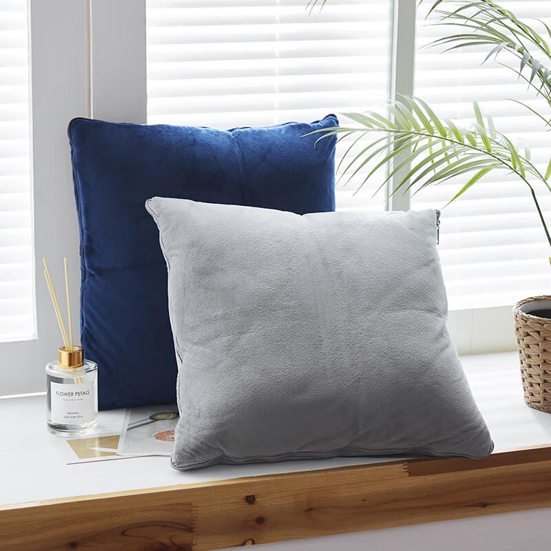 

Кристальный вельвет 2-в-1 диванная подушка-плед