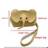 Pu Leather Elephant Money Bag Women Coin Purse With Key Ring Multifunctional Zipper Storage Bags Key Case