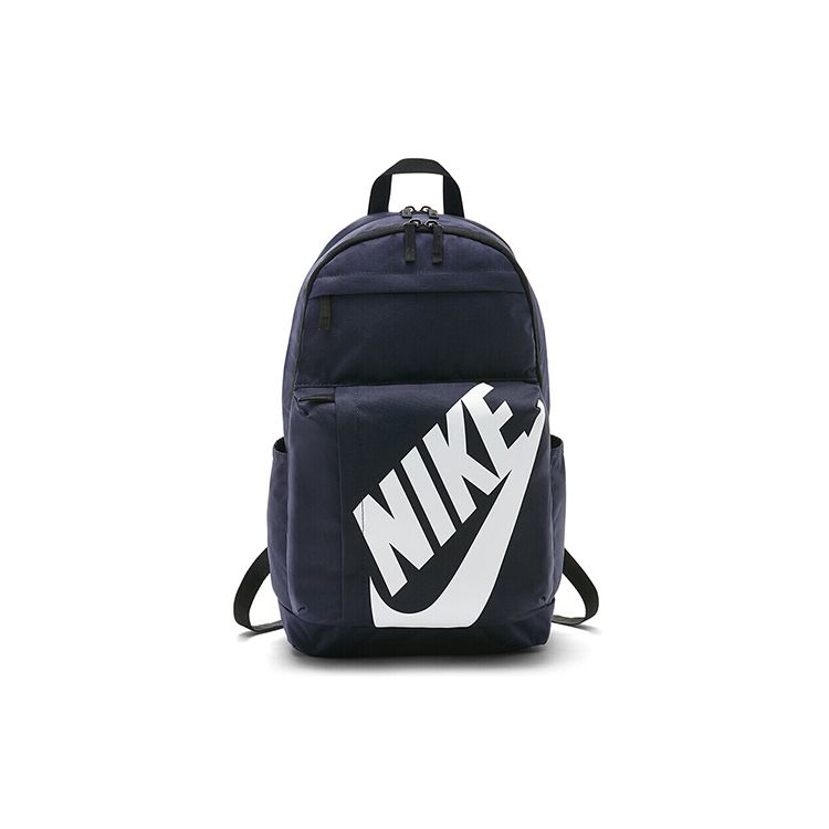 Nike Elemental Backpack Minimalist Fashion Sports Casual Iconic Print Unisex Backpack Blue BA5381-451 Blue