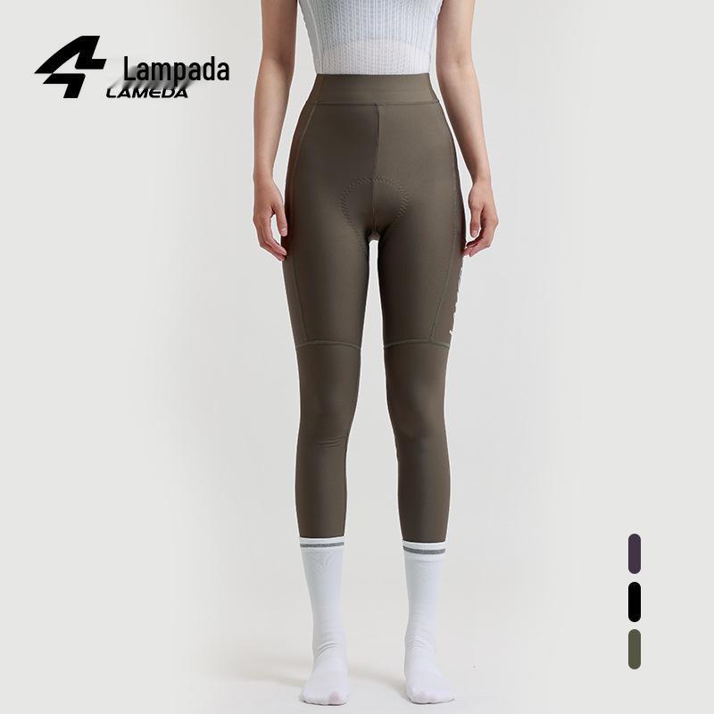 

Женские велосипедные брюки Lampa с защитой от УФ-лучей и карманами - Весна/Лето. M серый/нефритовый