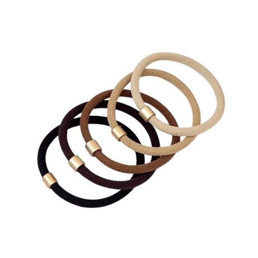 

Модная повязка для волос на весь день с высокой эластичностью Mixed 5P