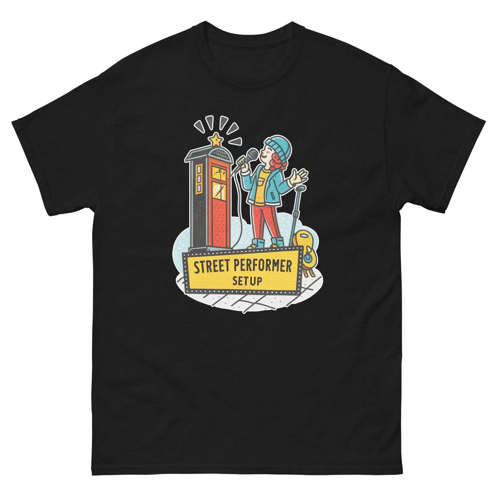 Street Performer Setup Object Place Item Urban T-Shirt S