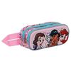 Trousse - KARACTERMANIA - Princesses Disney - 3D - Rose - Double compartiment