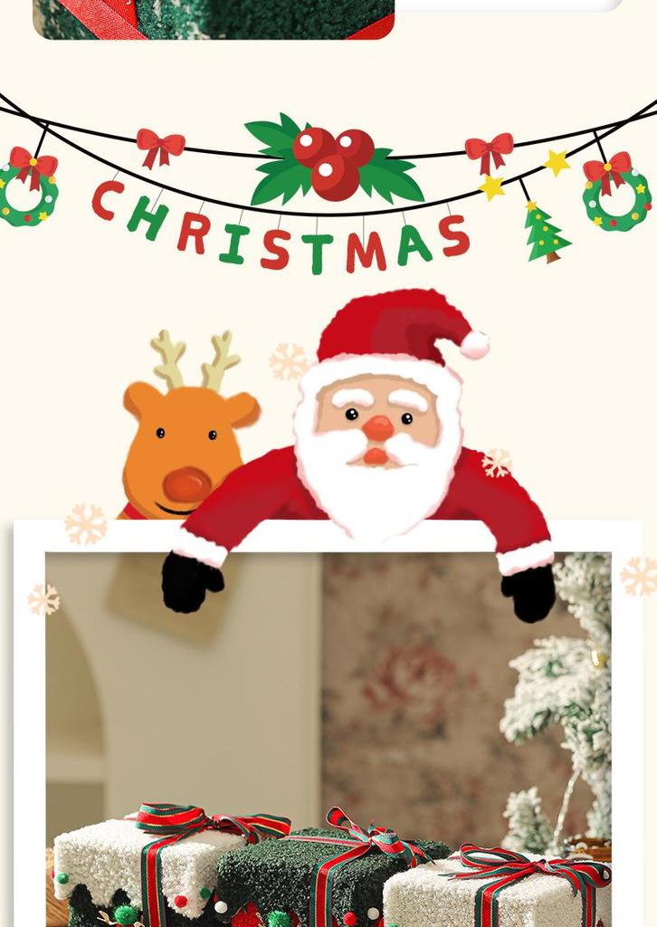 Christmas Velvet Apple Gift Box: Thickened Safe Packaging for Candy & Decorations