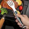 7/9/12 Zoll Edelstahl Lebensmittelzange Steakzange Küchenausstattung für Grillutensilien Outdoor Camping Zubehör BBQ