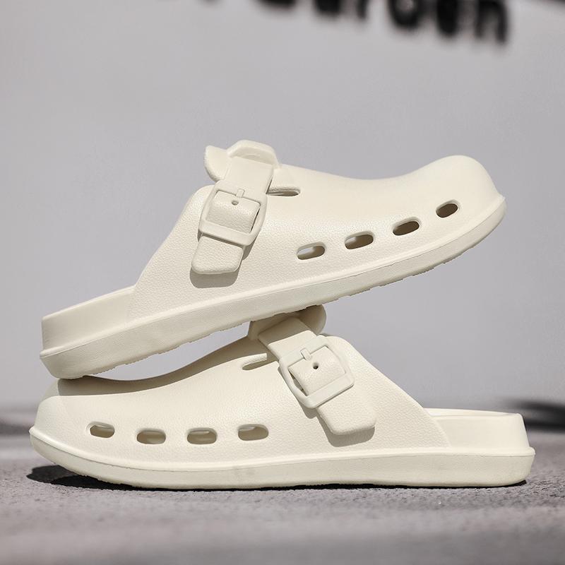 Fashion Original Men Clogs Slippers Comfort Mules Sandals Summer EVA Waterproof Non-slip Chef Shoes Workers Outdoor Fishing Shoes