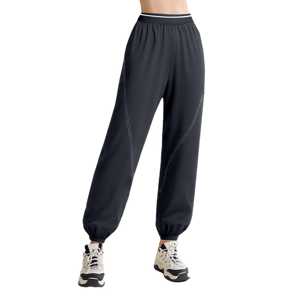 Coodrony Yoga Perfect for and Everyday Wear with Pockets Women's Loose-Fit Pants, Lightweight, Moisture-Wicking, Quick-Drying, Breathable, Pilates,