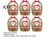 Candy Bags with Handle 2/4/6Pcs Clear Gift Bag for Halloween Christmas, Goodie Treat Holders Handle, Resealable Sealed Pouch Holiday Party Favors