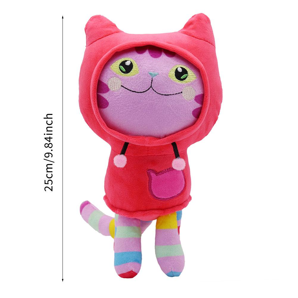 Hot Gabby Dollhouse Plush Toy Mercat Cartoon Stuffed Smiling Cat Hug Gaby Girl Dolls Kids Birthday Gifts