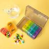 1Pcs Weekly Pill Case Pillbox 7 Days Medicine Tablet Box Portable Travel Drugs Storage Organizer Secret Compartments Pill Box