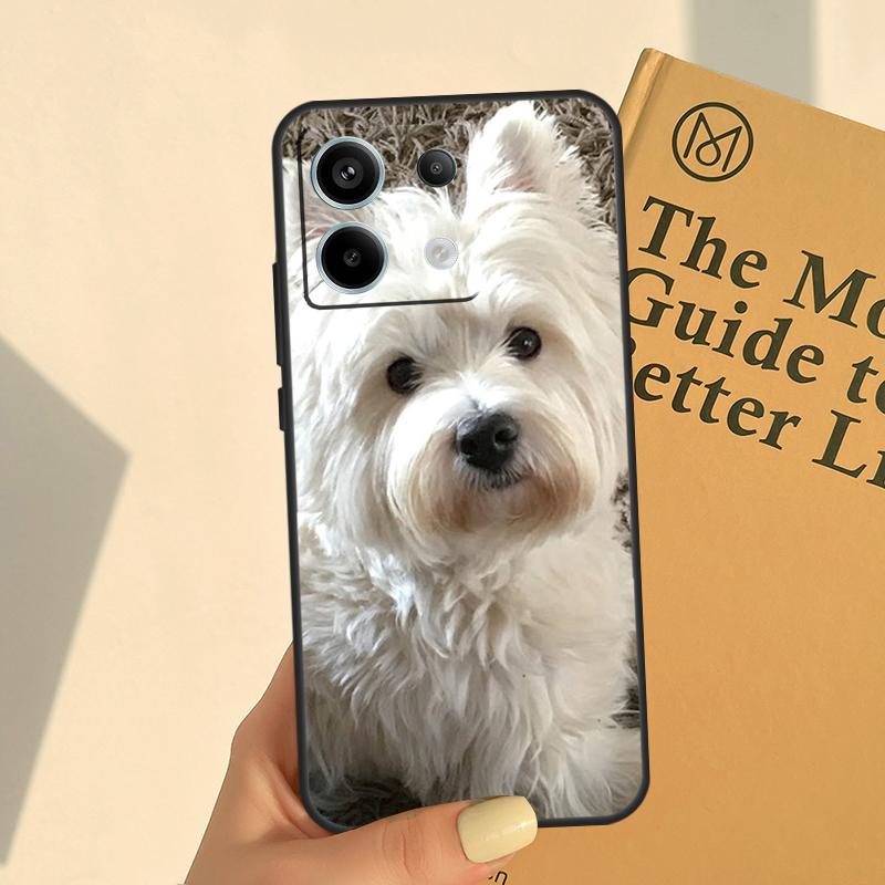 Westie Dog Cover For Xiaomi Redmi Note 14 13 10 11 12 Pro 11S 12S Case For Redmi 15 13C 12C 10C 14C 15C