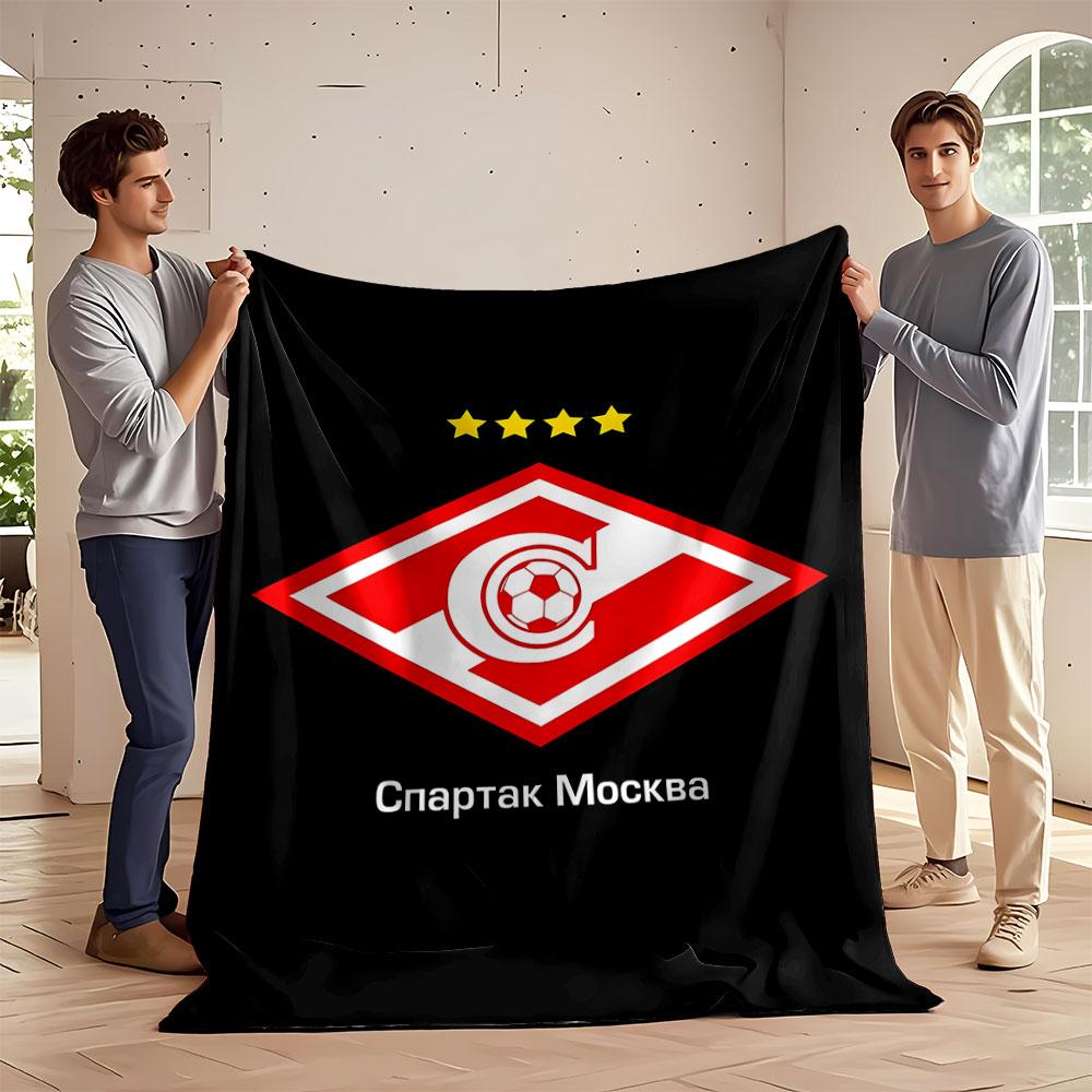 Spartak Moscow Logo Design print blanket soft and cozy perfect for the living room bed sofa or a nap,gift