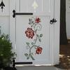 Large Stencils For Garden Fence 6PCS Reusable Flower Templates Painting Stencils For Wall Drawing Templates Art Crafts For Fence