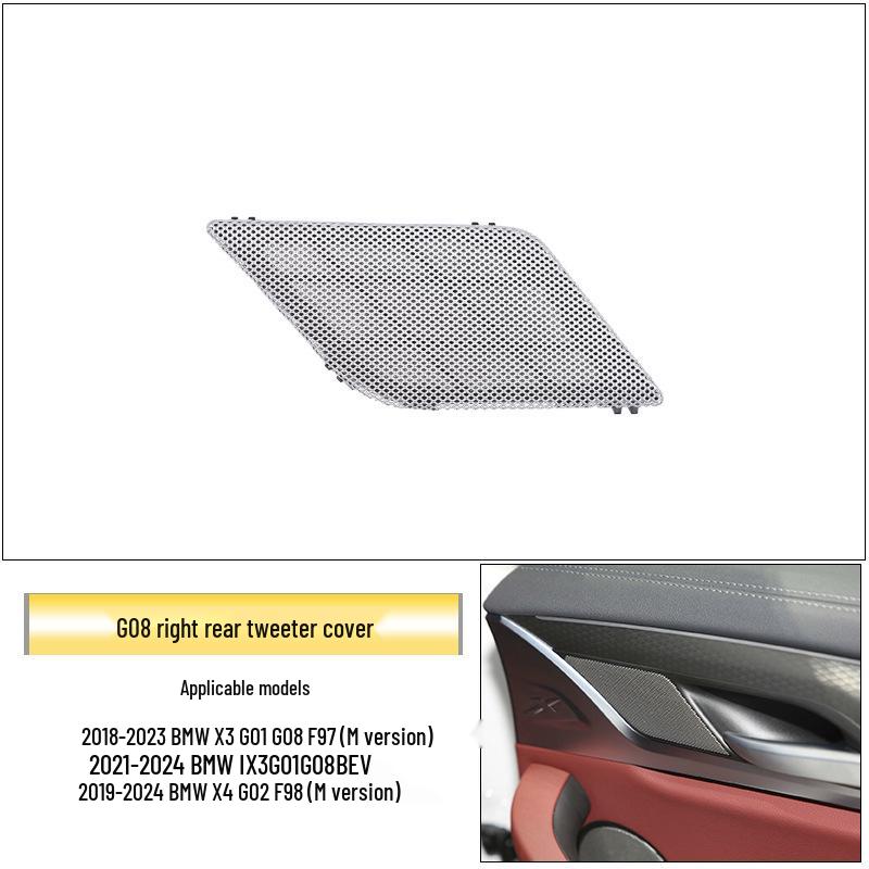 BMW X3/X4 Door Speaker Dustproof Mesh Cover for G08 iX3 Audio