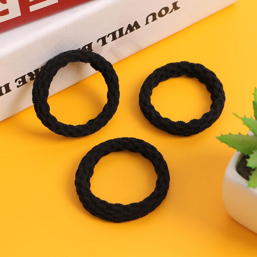 Women's Hair Up Plump Hair Band 20-piece Set (Black) Daily Elastic Band