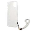 Guess Guhcp13Shflsd Iphone 13 Mini 5,4Złoty/Gold Hardcase Flower Strap