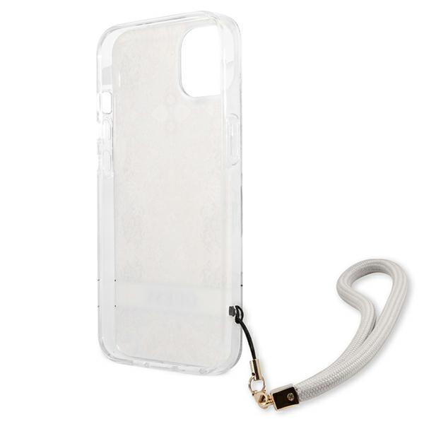 Guess Guhcp13Shflsd Iphone 13 Mini 5,4Złoty/Gold Hardcase Flower Strap