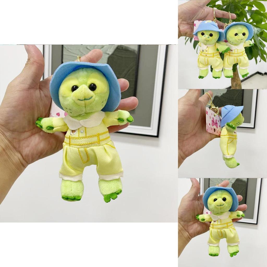 Soft Short Plush Turtle Doll Keyring Charming Accessory For Bags And Keychains