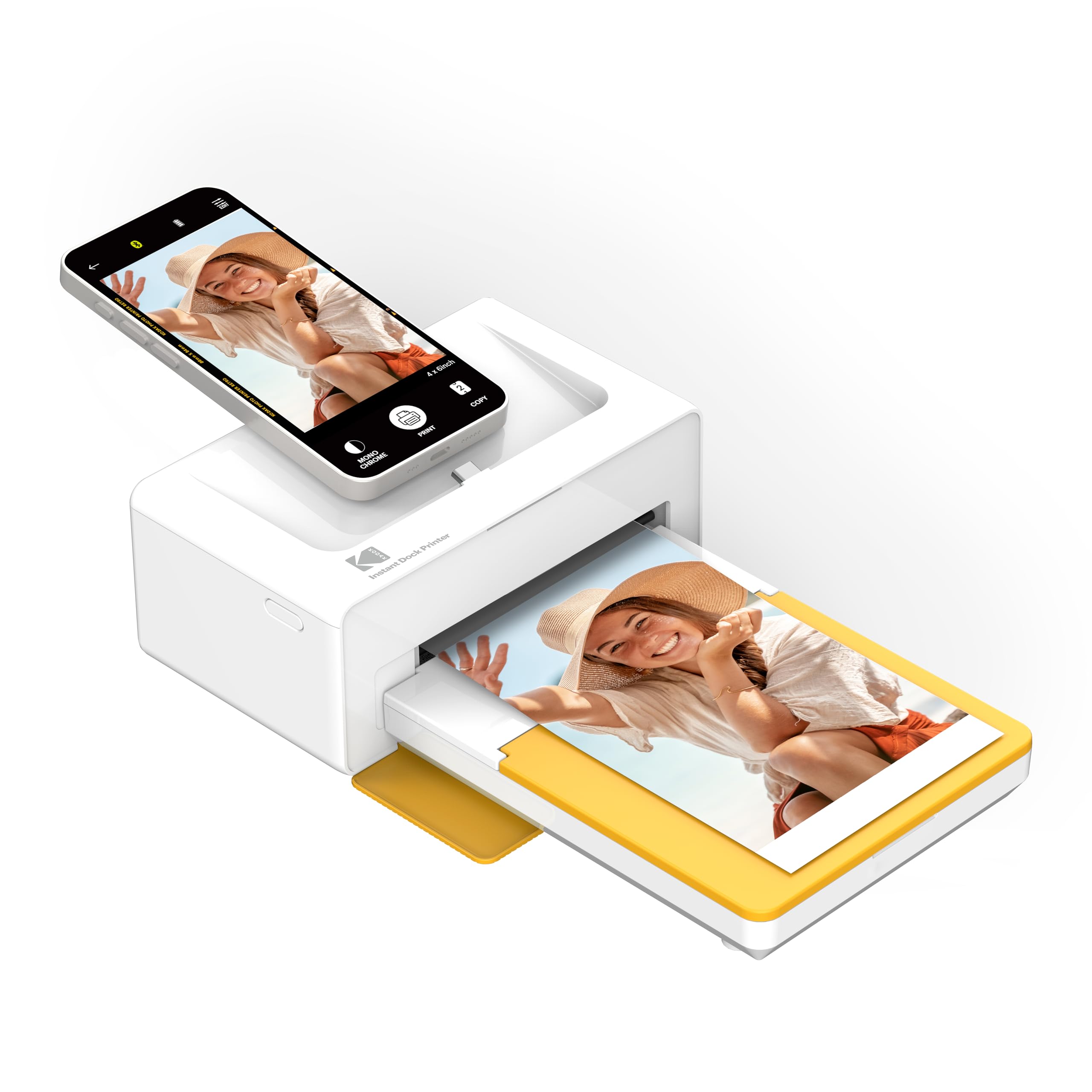 

Миттєвий принтер Kodak KODAK Dock Plus 4PASS корпус принтера 10 арк (10x15см) +