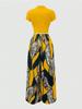Women's Sleeveless Printed Fashion Set with Versatile Wide-Leg Pants