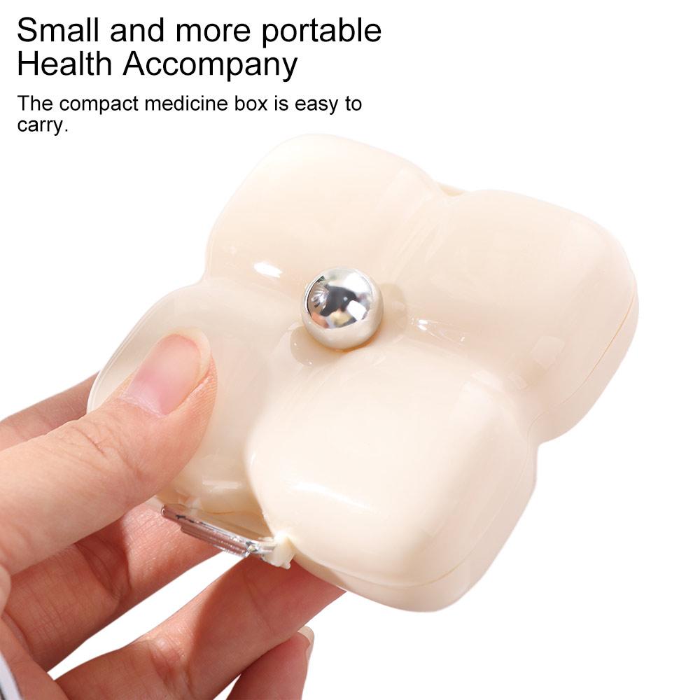 Seven Days Pills Organizer Case Multiple Compartments Jewelry Storage Box Small Mini Pill Box  Home