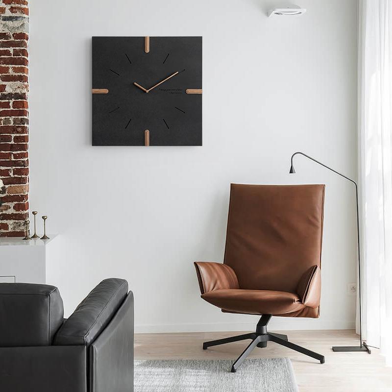 Modern Wall Clock Living Room Wall Watch Minimalist Bedroom Round Silence Clock Nordic Entrance Hall Decoration Accessories