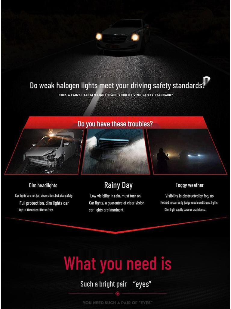 Toyota WISH 2009-2015 LED DRL Projector Headlight Assembly