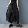Plus Size High Waist Black Vintage Summer Casual Loose Long for Woman Skirts Womens Skirt