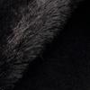 LALA Pelz Breiter Schal - Schwarz