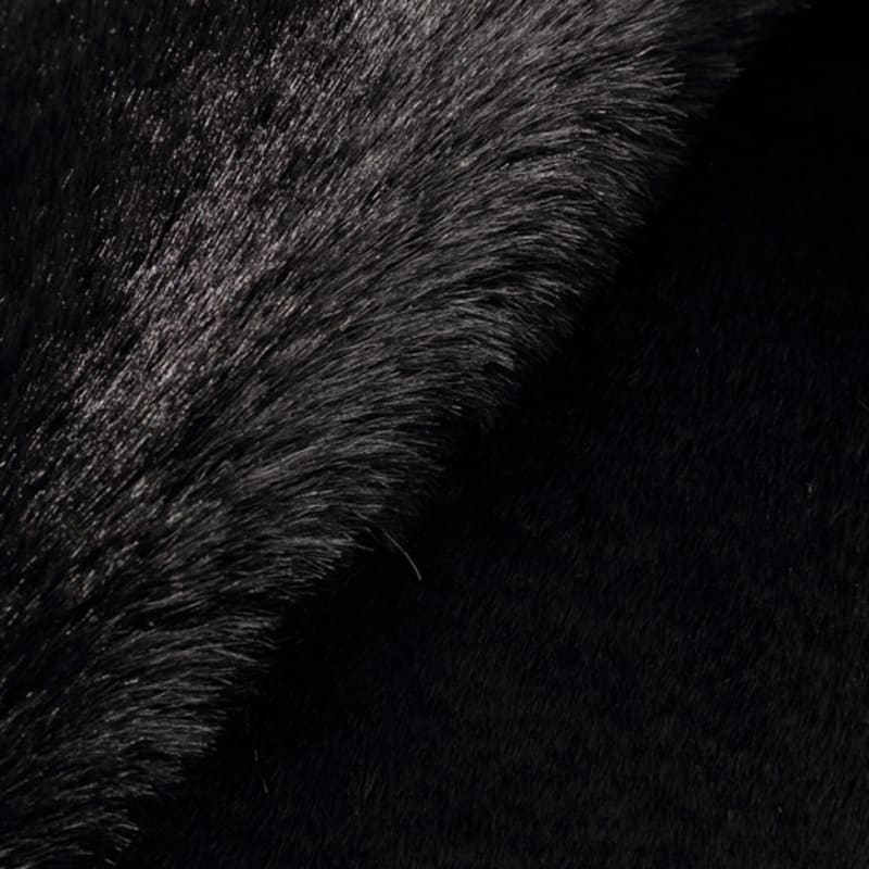 LALA Fur Široká šála - Černá