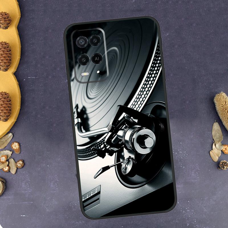 Vinyl DJ Record Art Phone Case For Oppo A79 A18 A38 A58 A78 A98 A17 A40 A60 A80 A16 A76 A96 A15 A74 A94 A54 A77