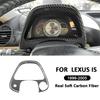 For LEXUS IS 1999-2005 Carbon Fiber Car Center Console Trument Screen Frame Trim Cover Decoration Sticker Inner Accessories