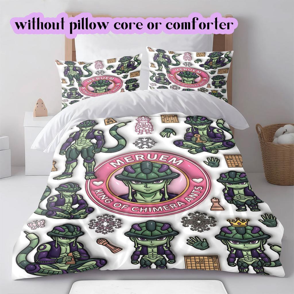 Hunter Various Sizes Bedding Set Duvet Cover Print 3pcs Cartoon Children's Gift Extra Large Size New
