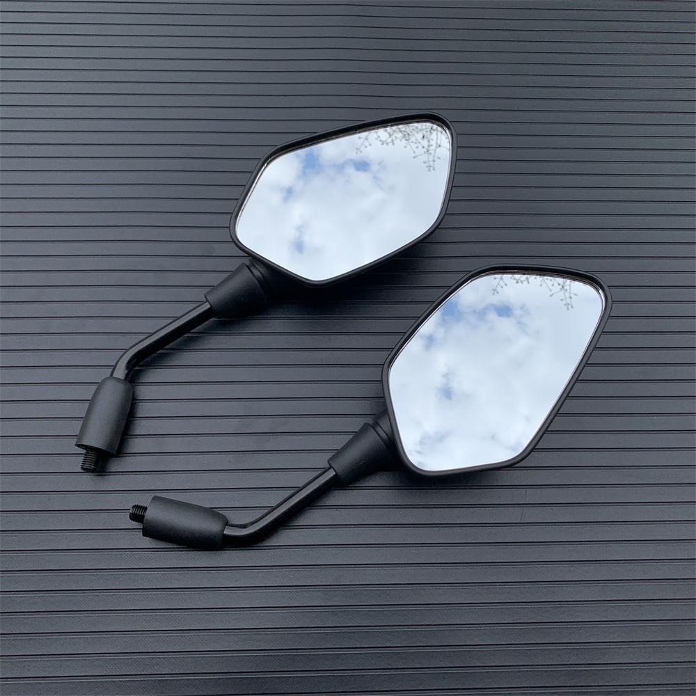 Universal Motorcycle Rear View Side Mirrors For HONDA  Africa Twin CRF250L CRF450L CRF1000L CRF1100L 10mm Clockwise Mirror
