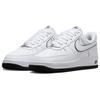 Nike Air Force 1 '07 Low White Black Outline Swoosh Sneakers DV0788-103