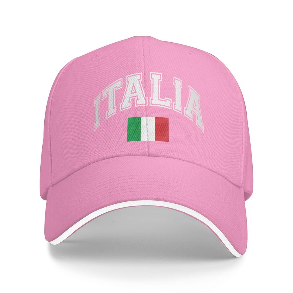 Dámská Unisex Itálie Italská Vlajka Italia Venkovní Klobouk Nastavitelná Čepice Ležérní Baseballová Čepice Sportovní Klobouky
