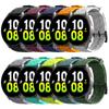 Pulseira de silicone de 20mm 22mm para Samsung Galaxy Watch 5 Pro 4 Faixa clássica de padrão de futebol para Xiaomi Watch Color 2/S2/S1