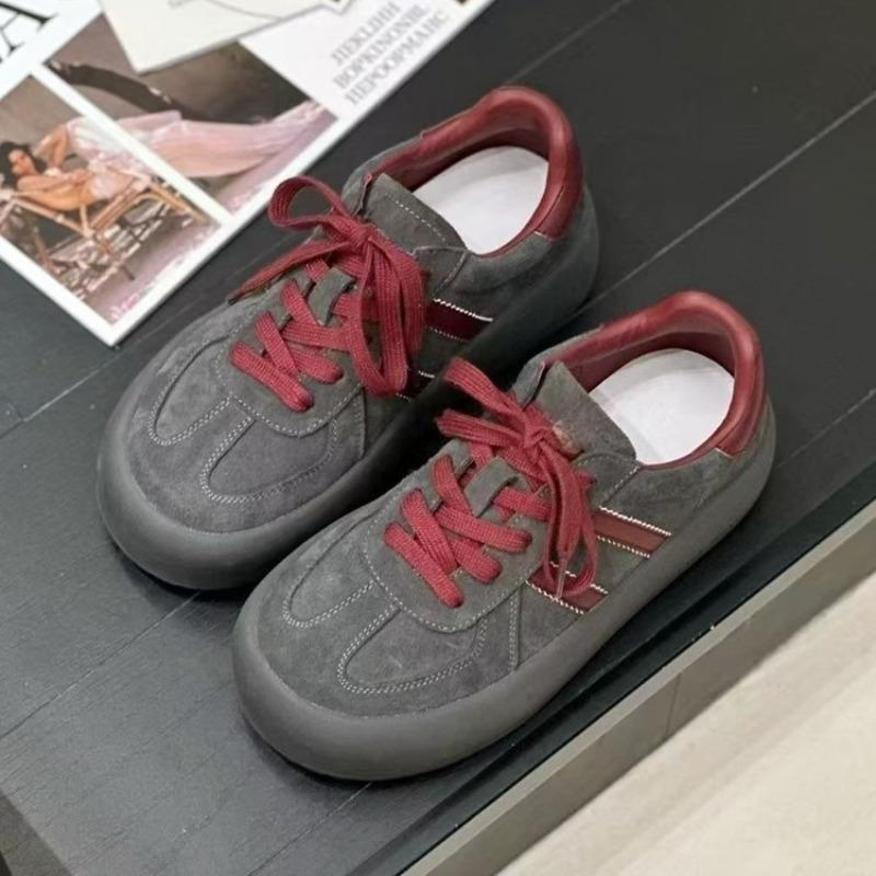 Mode Neues Design Mode Freizeitschuhe Outdoor Schnür-Sneaker für Damen Weiblich Bequem Vielseitig Sportschuhe Vulkanisierte Schuhe