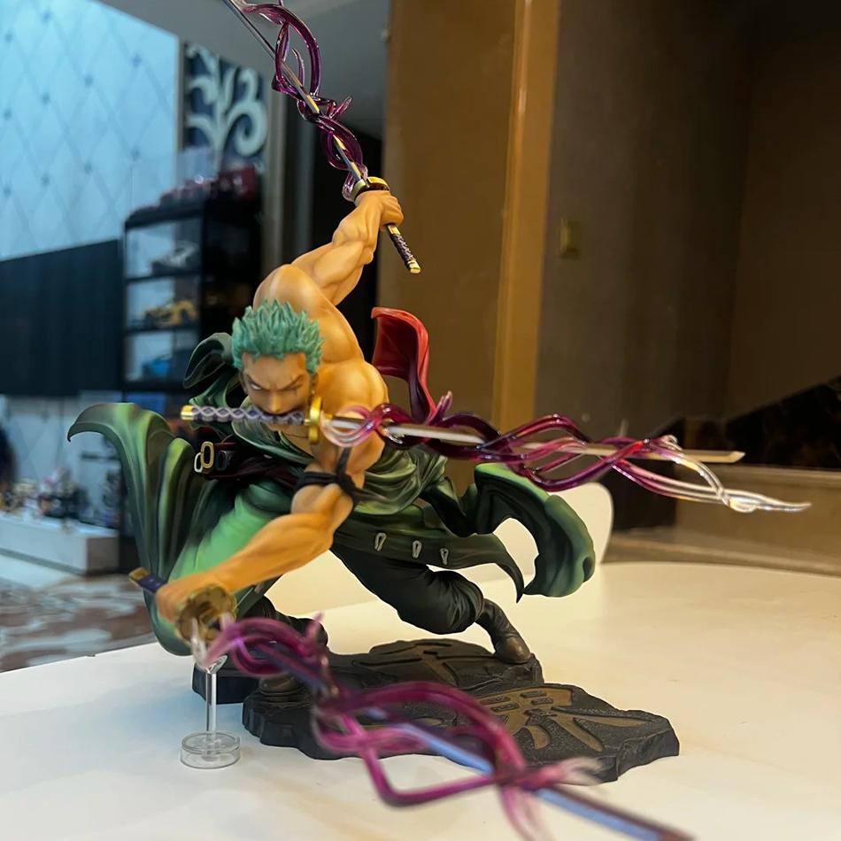 One Piece 10CM Figure Toys Anime GK Roronoa Zoro Three-blade Sa-maximum PVC Action Collection Figurine Model Dolls Gifts Kid