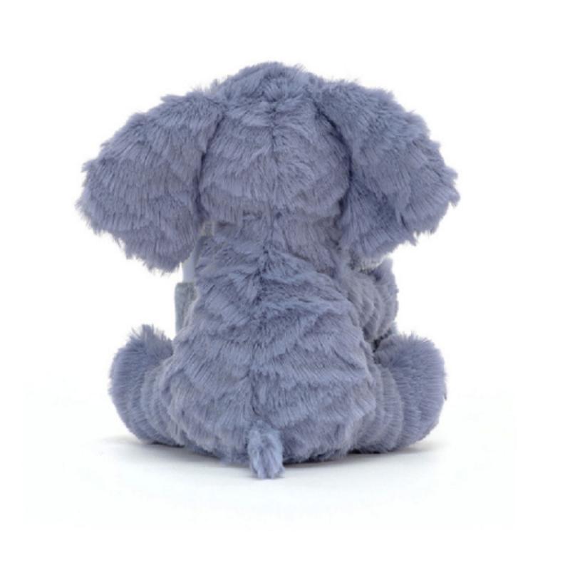 JELLYCAT Jungle Animal Collection Fuddlewuddle Elephant, Soothing Scarf Dolls Plush Doll 34cm High Towel 34cm Length