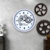 Gear Mechanical Clock Decorative Wall Clock Living Room Home Silent Industrial Retro Nostalgic Watch Wall Clock Quartz Clock